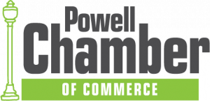 Transparent logo for Powell Chamber of Commerce