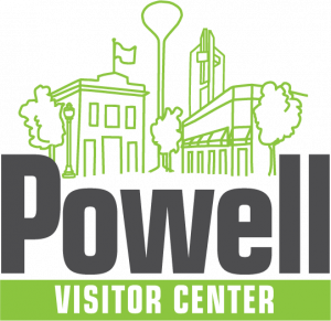Transparent logo for Powell Visitor Center Your Gateway to Visit Yellowstone