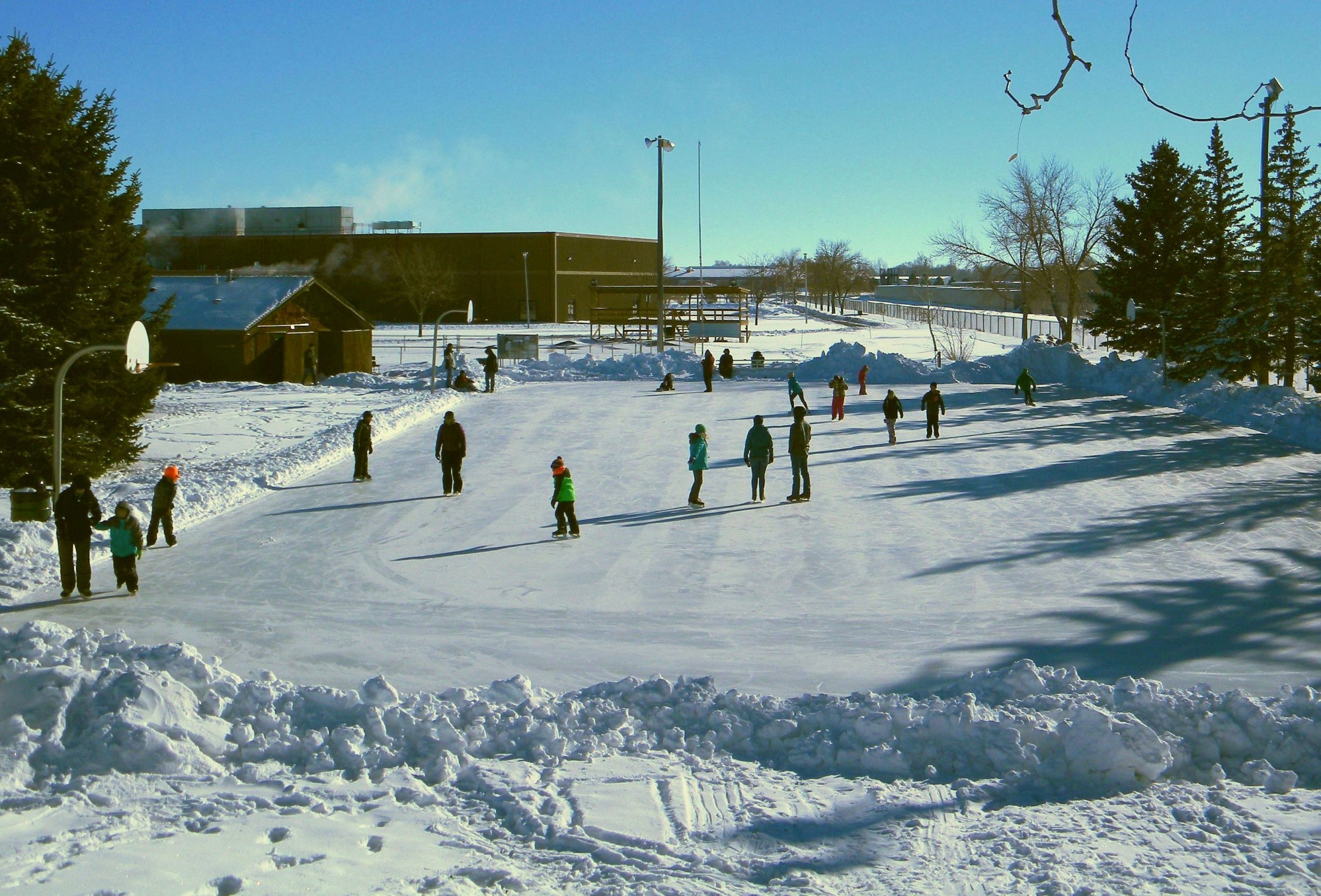 Photo of people ice skating at Homesteader Park Stay and Play