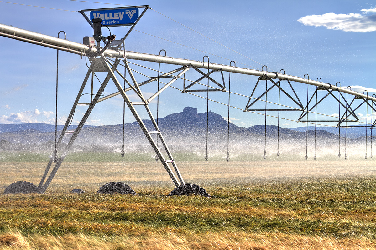 Irrigation on Agricultural Lands in Park County, Wyoming
