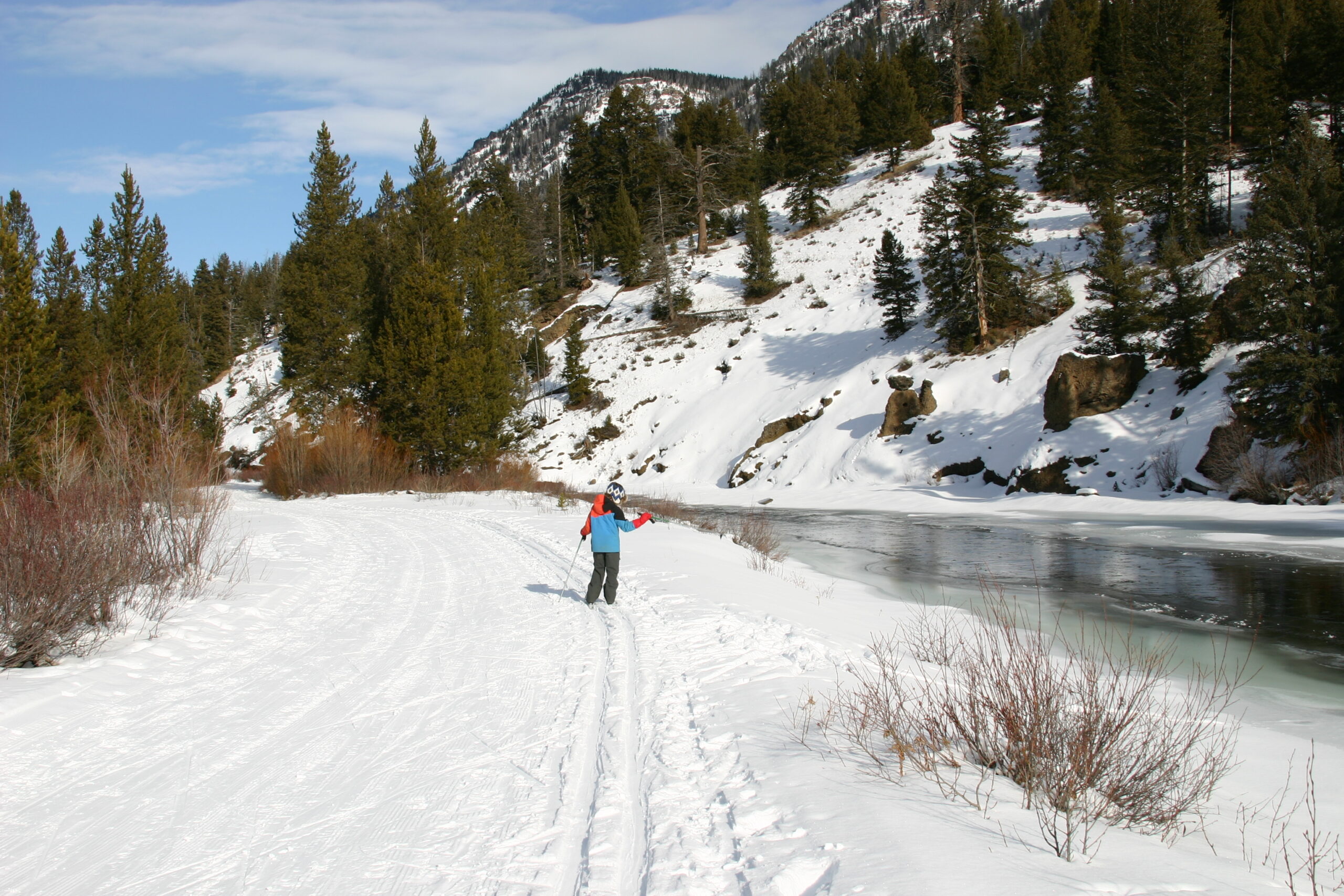 Cross Country Ski trails riverside