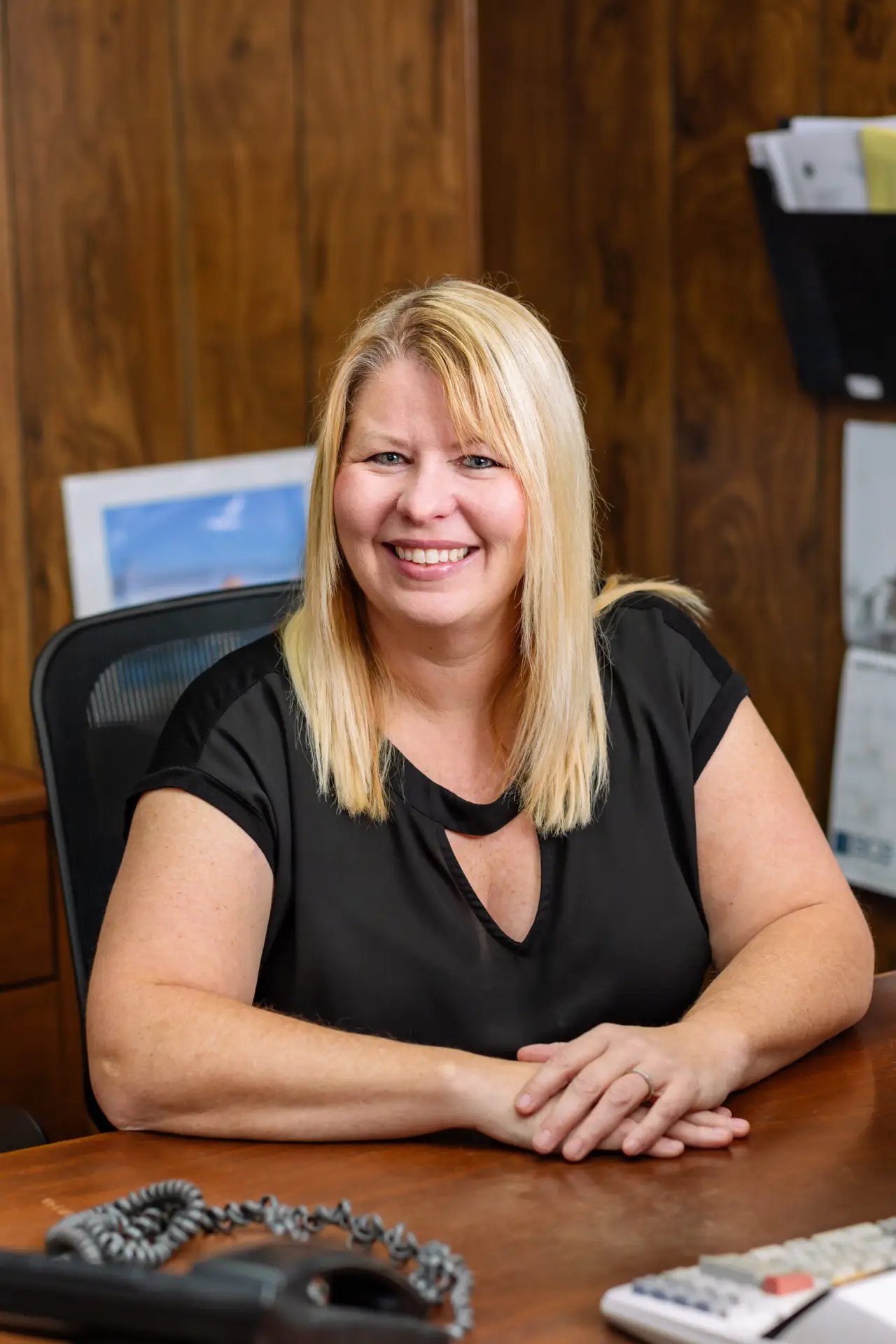 Headshot of April Rodriguez​, Chair of the Board of Directors of the Powell Chamber of Commerce
