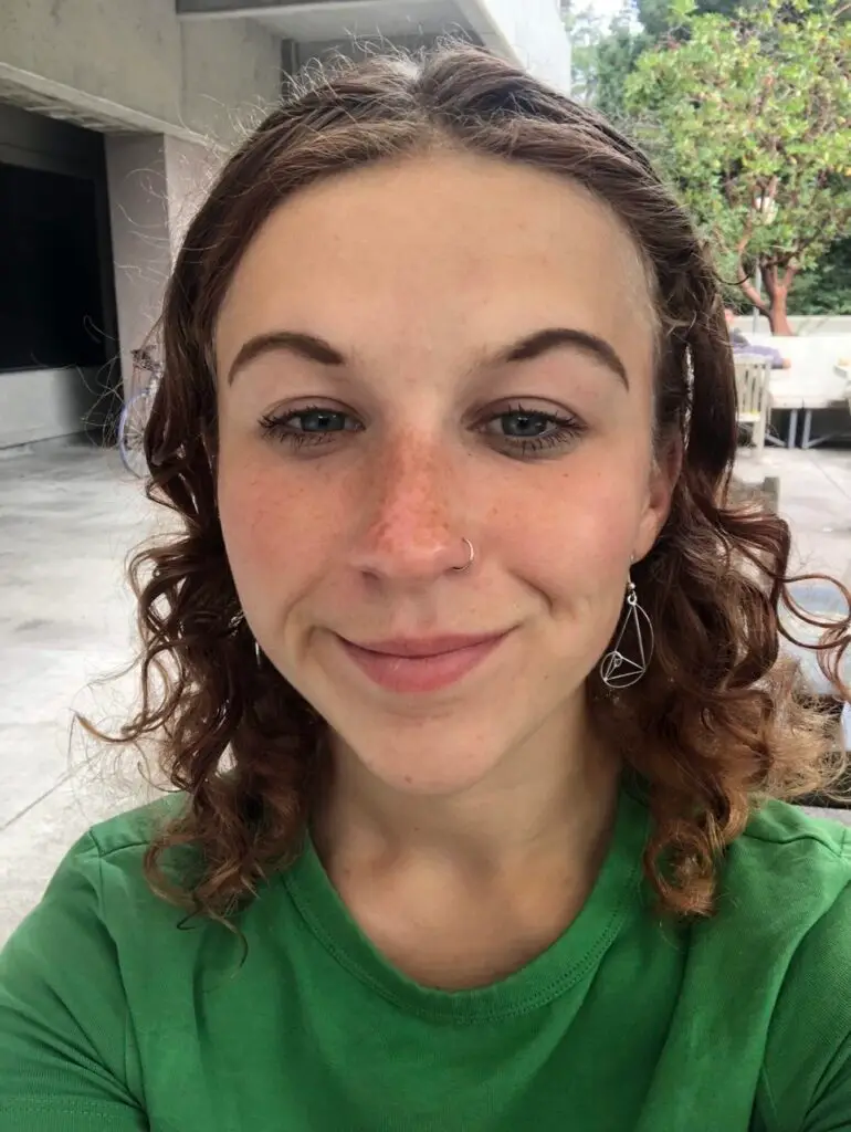 Selfie of Rose Hinson, an AmeriCorps VISTA Member who served in the Powell, Wyoming area