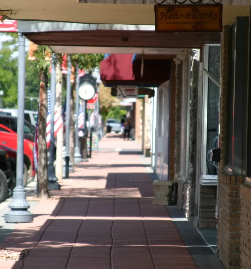 Bent Street in Powell, Wyoming